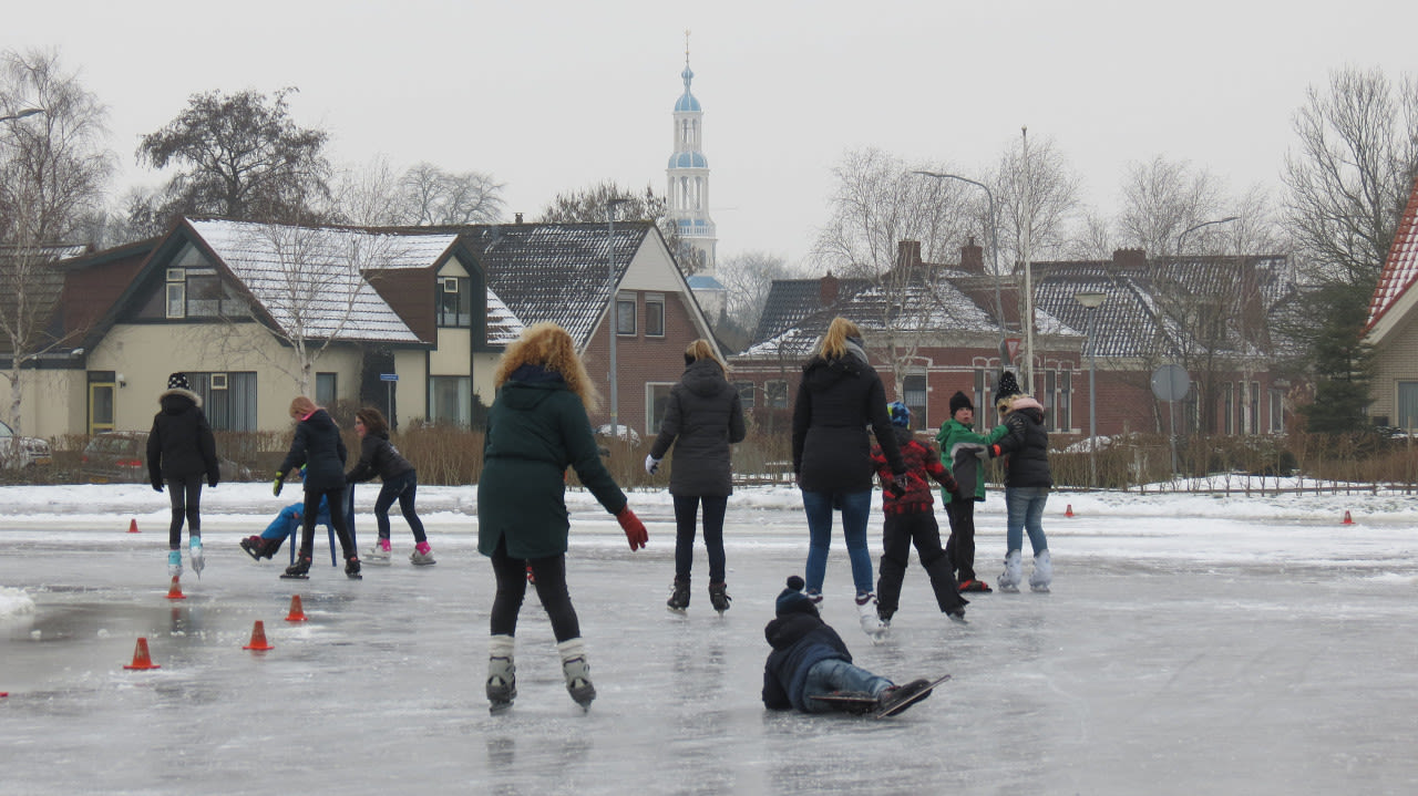 Schaatsen. Foto: Jannes Wiersema.