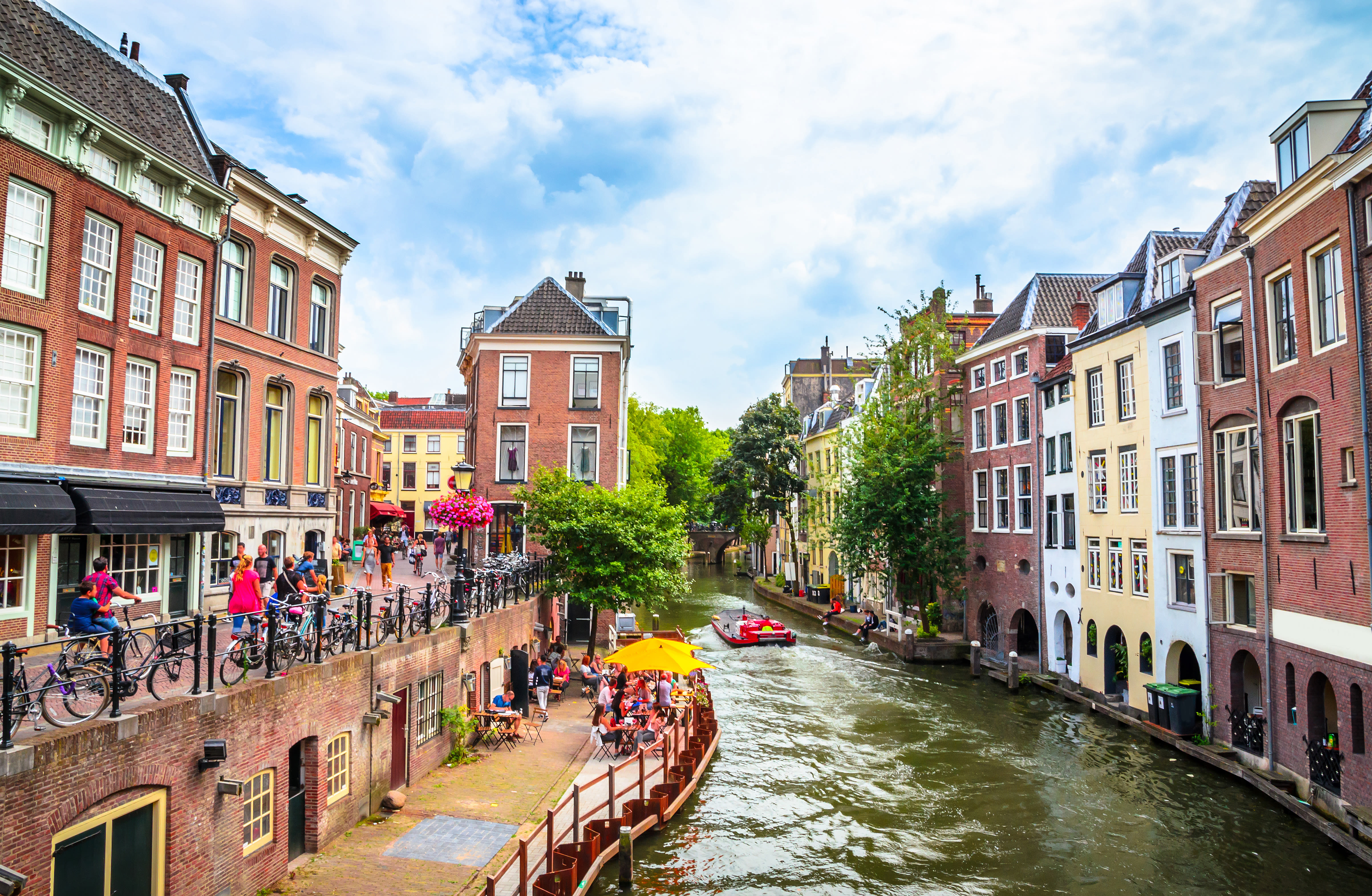 Oudegracht in Utrecht. Foto: Adobe Stock /  Olena Zn