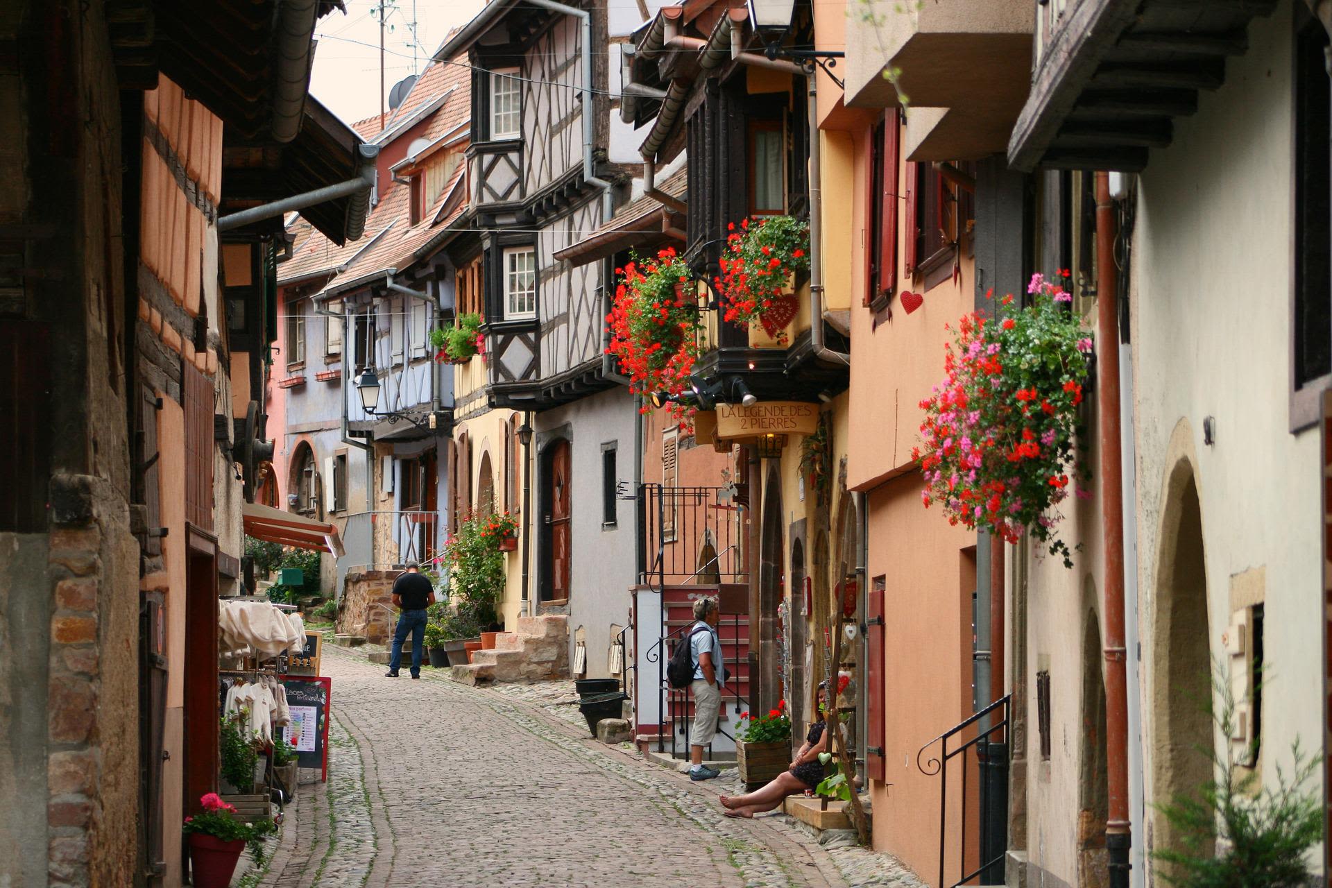 Foto: Eguisheim, Elzas. Foto: Macyvi via Pixabay.