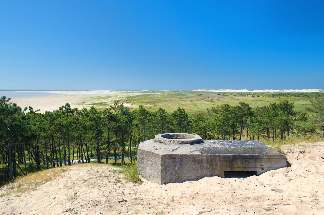 Altantikwall bunker langs de Nederlandse kust. Foto: Ivonne Wierink.