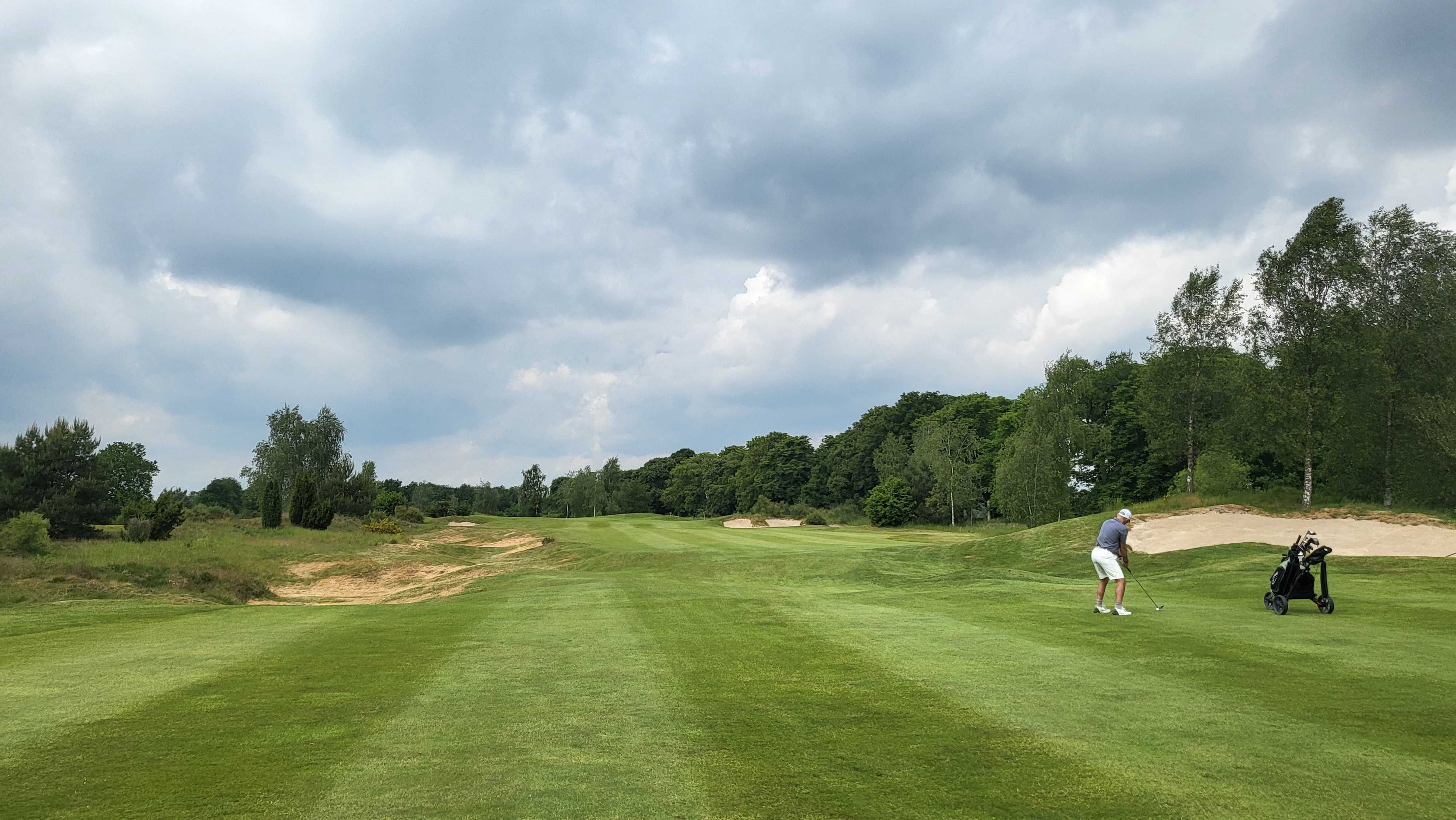 Wolken zon, weinig wind en een fijne temperatuur. Ideaal weer is voor iedereen anders. Bron: eigen foto.