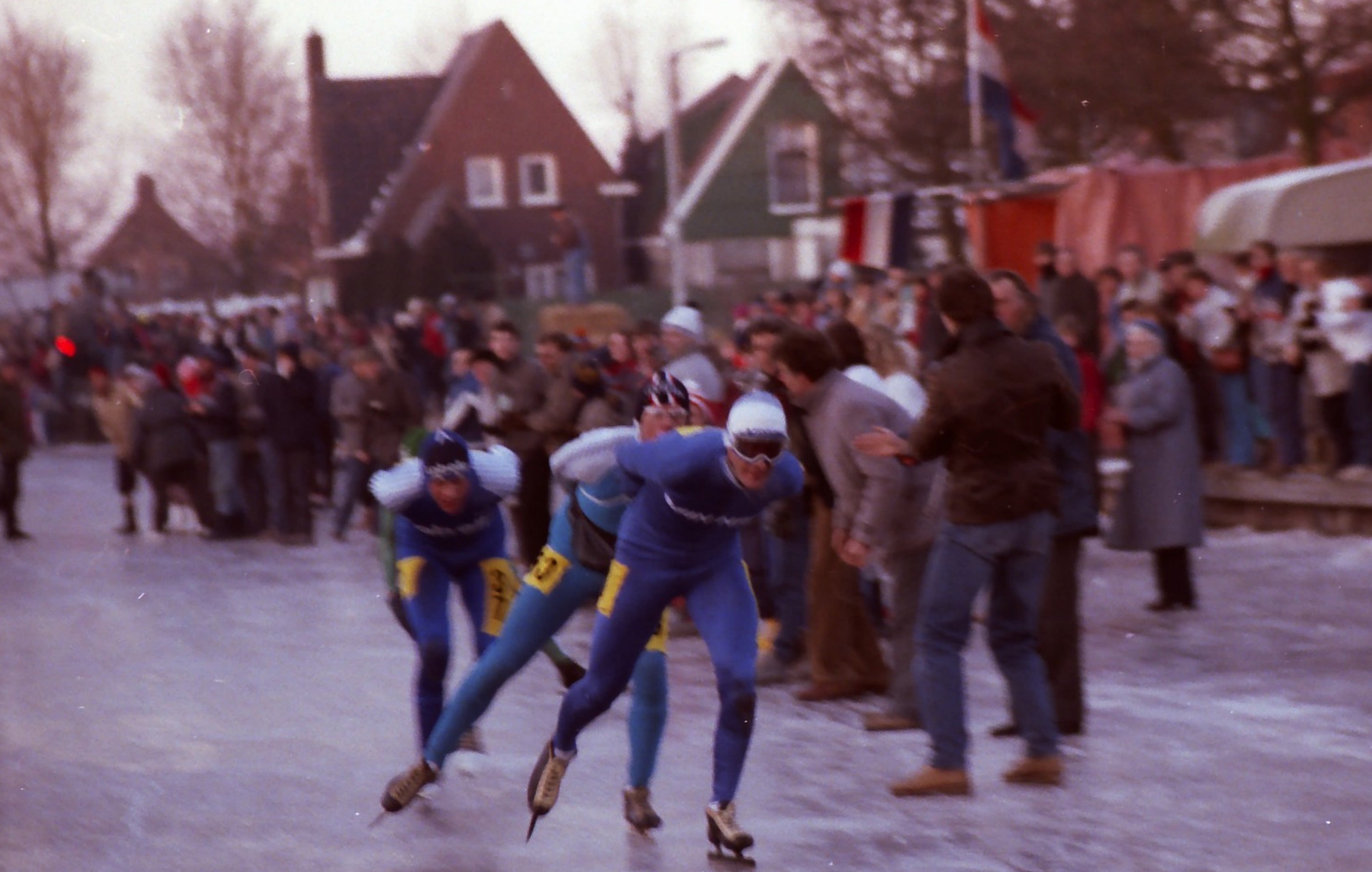 Elfstedentocht 1986. Foto: Theo Albada Jelgersma.