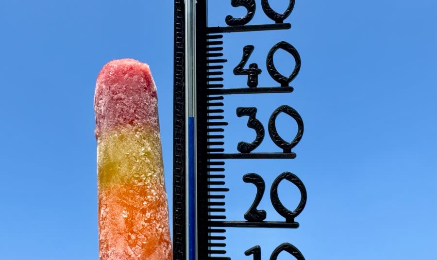 Het is vandaag meer dan 35 graden geworden in De Bilt. Foto: Jolanda Bakker