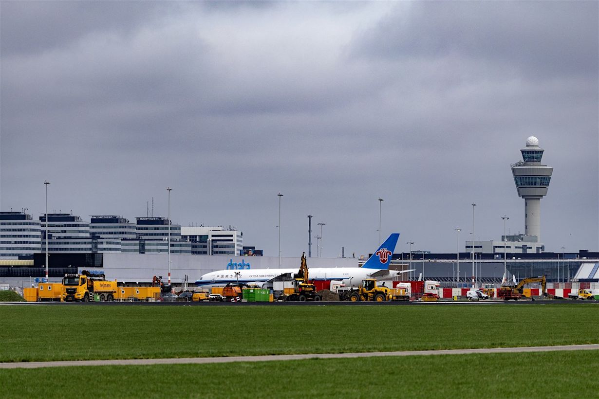 Vluchten Schiphol geannuleerd. Foto: ANP / Ramon van Flymen.