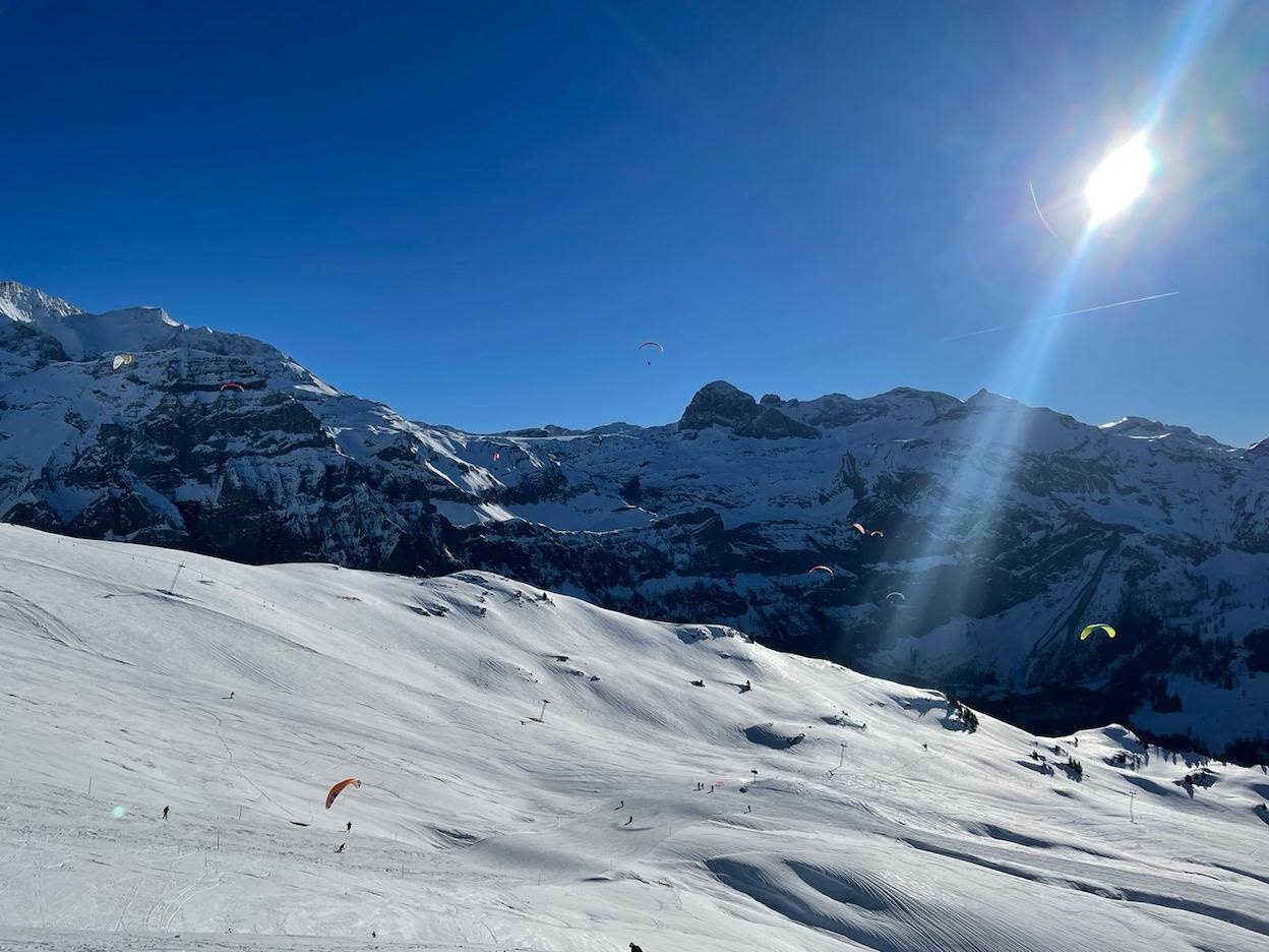 Veel zonneschijn in de Alpen. Foto: Hein Lafeber