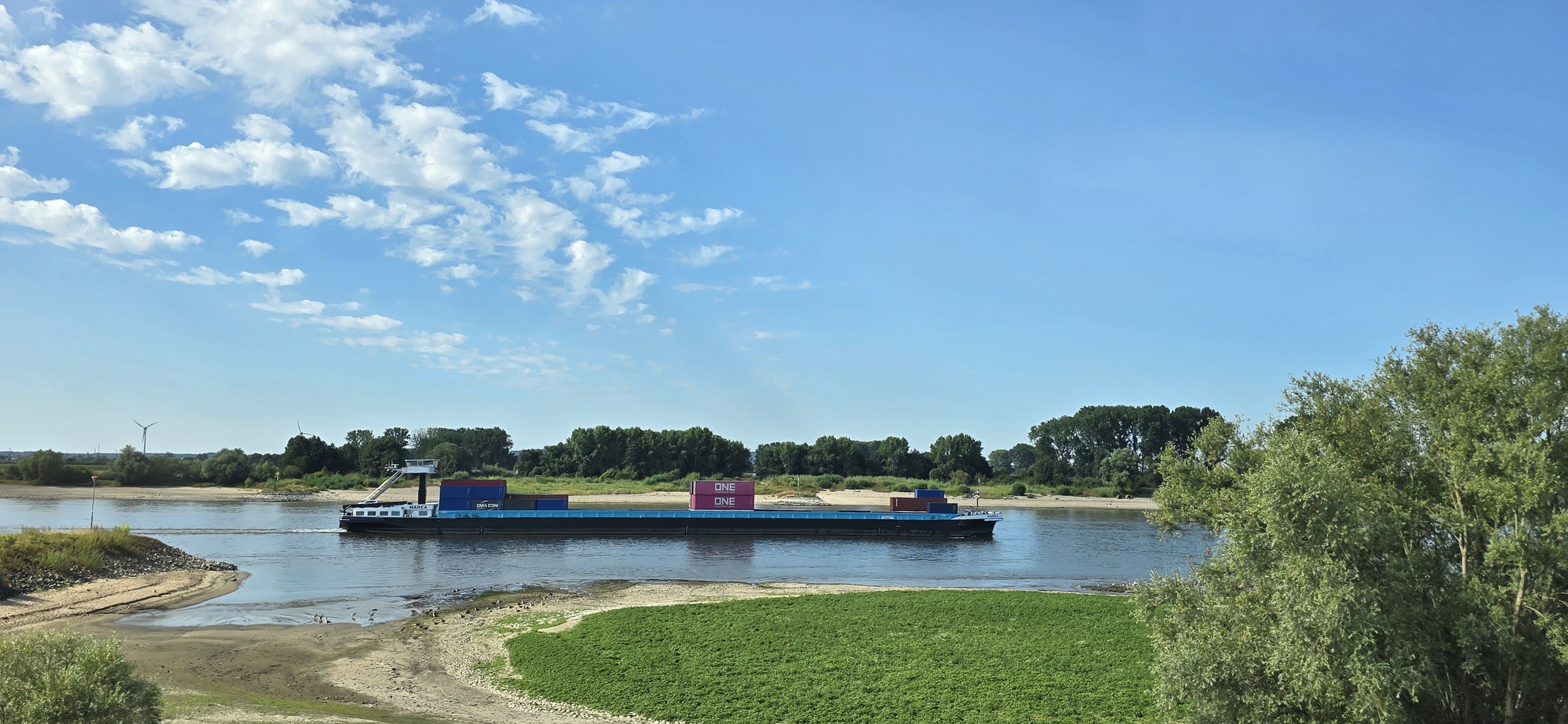 Droogte bedreigt belangrijke vaarroute over de Rijn
