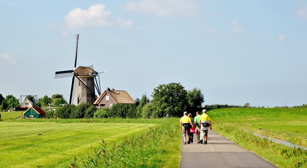 Goed wandelweer, aangenaam weekend