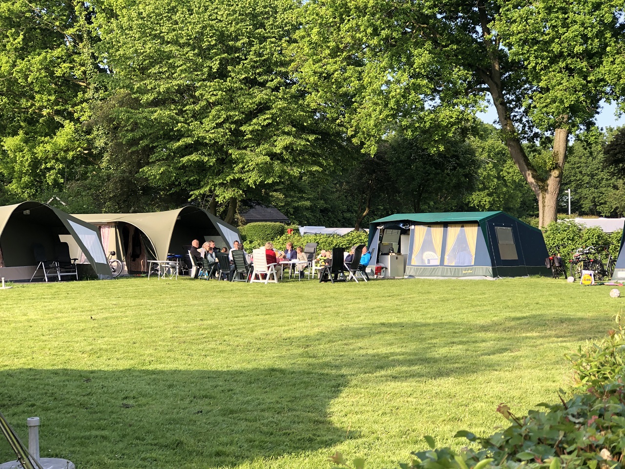 Het campingseizoen is begonnen. Foto: Jolanda Bakker