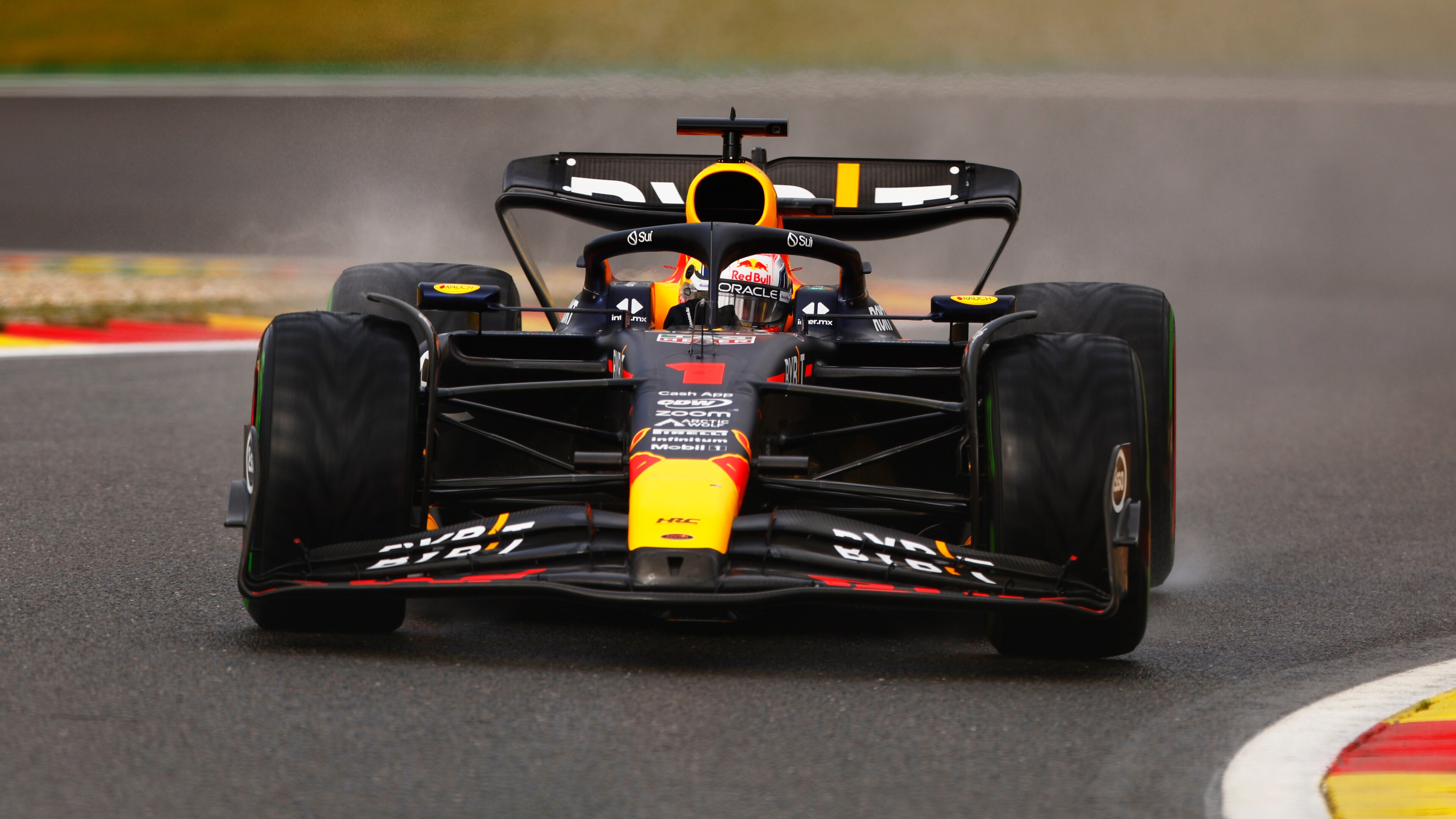 Max Verstappen in Spa. Foto: Francois Nel/Getty Images via Redbullcontentpool