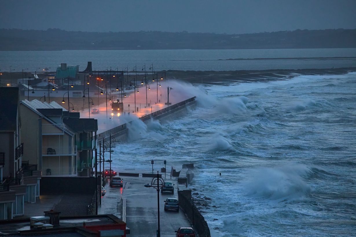 Zeer zware storm op komst in Ierland. Foto: Adobe Stock / JORGE CORCUERA