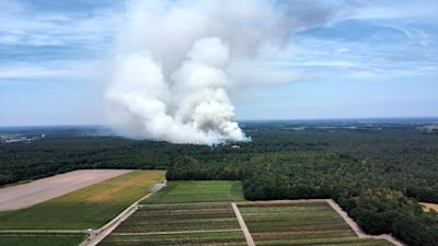 Brand in Limburgs natuurgebied De Rosmolen