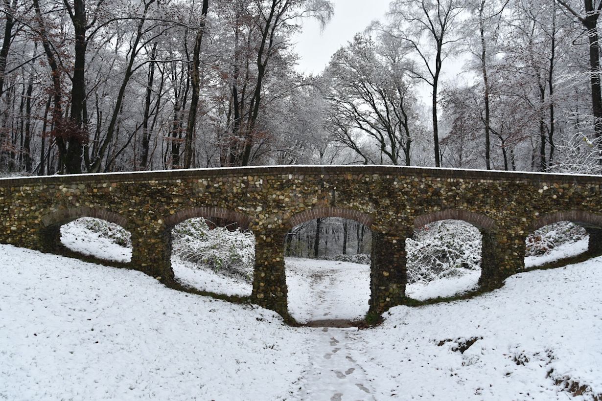 sneeuw Veluwe, Renkum heveadorp