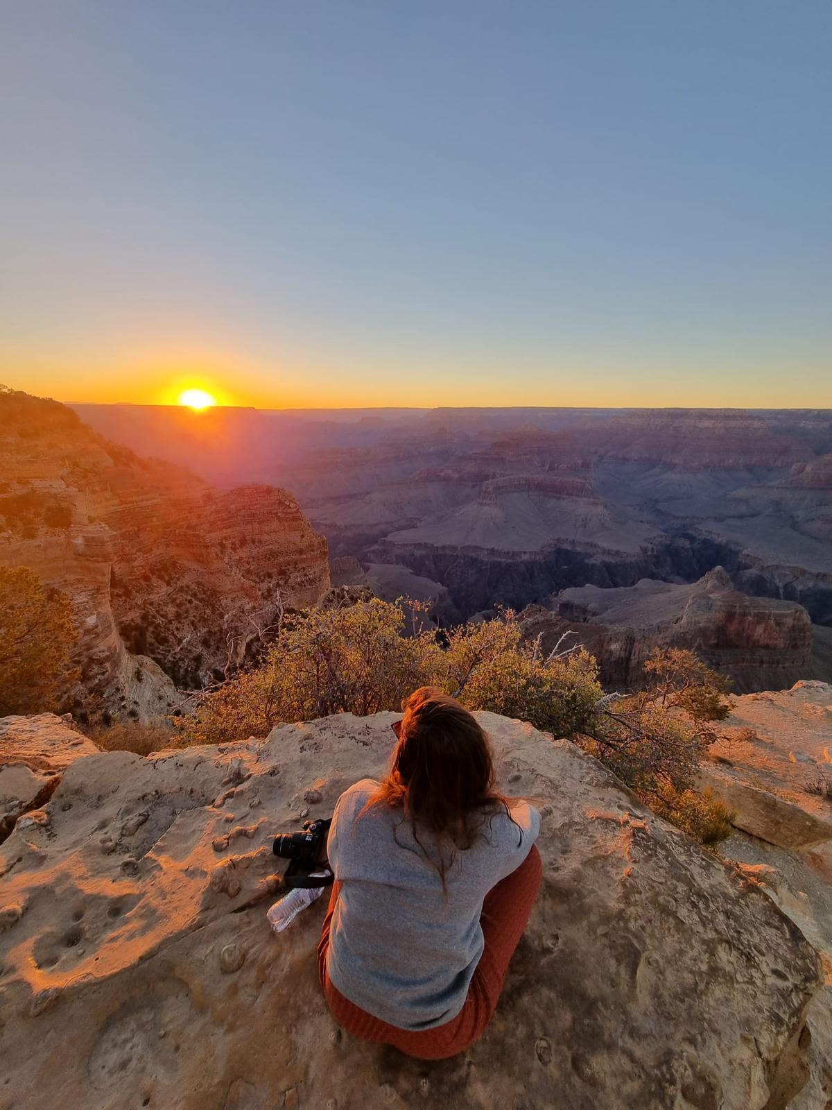 Bij de Grand Canyon tijdens mijn exchange in San Diego