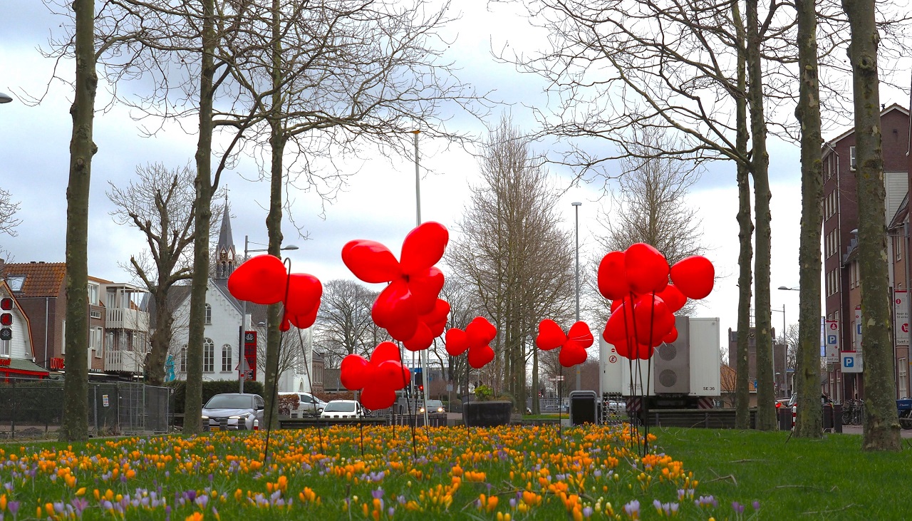 Droge en koude Valentijnsdag