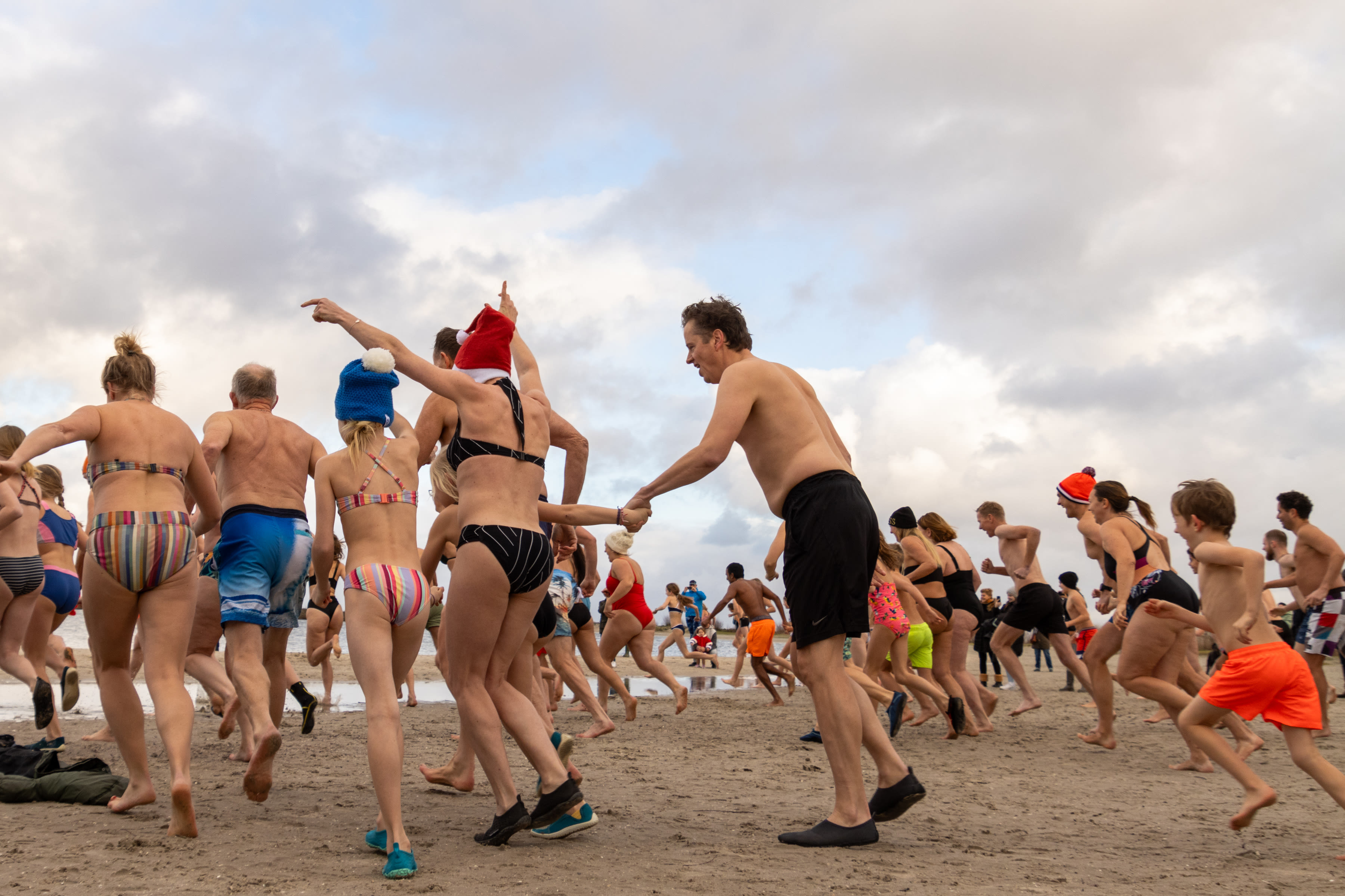 Nieuwjaarsduiken afgelast. Foto: Tineke Druijf