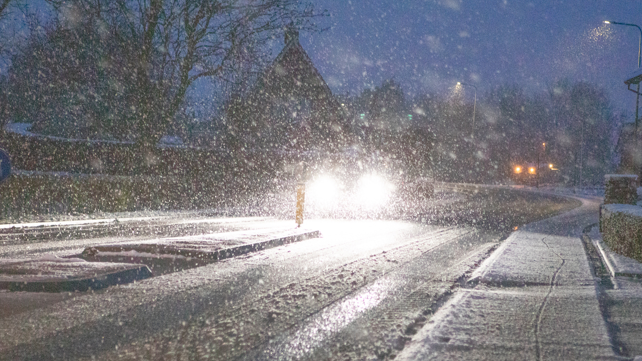 Winterse buien. Foto: Ab Donker