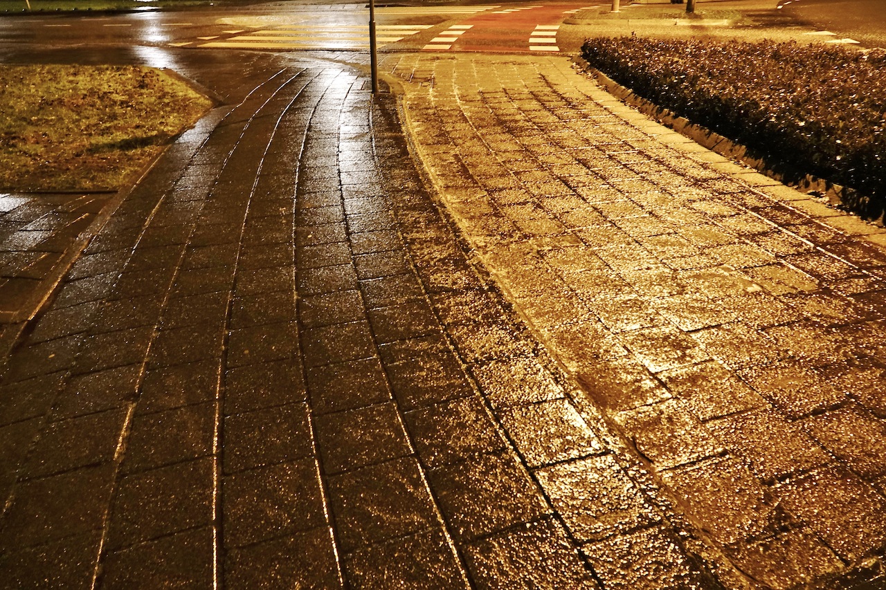 Gladheid door ijzel