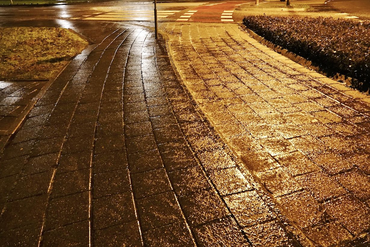 Gladheid door ijzel