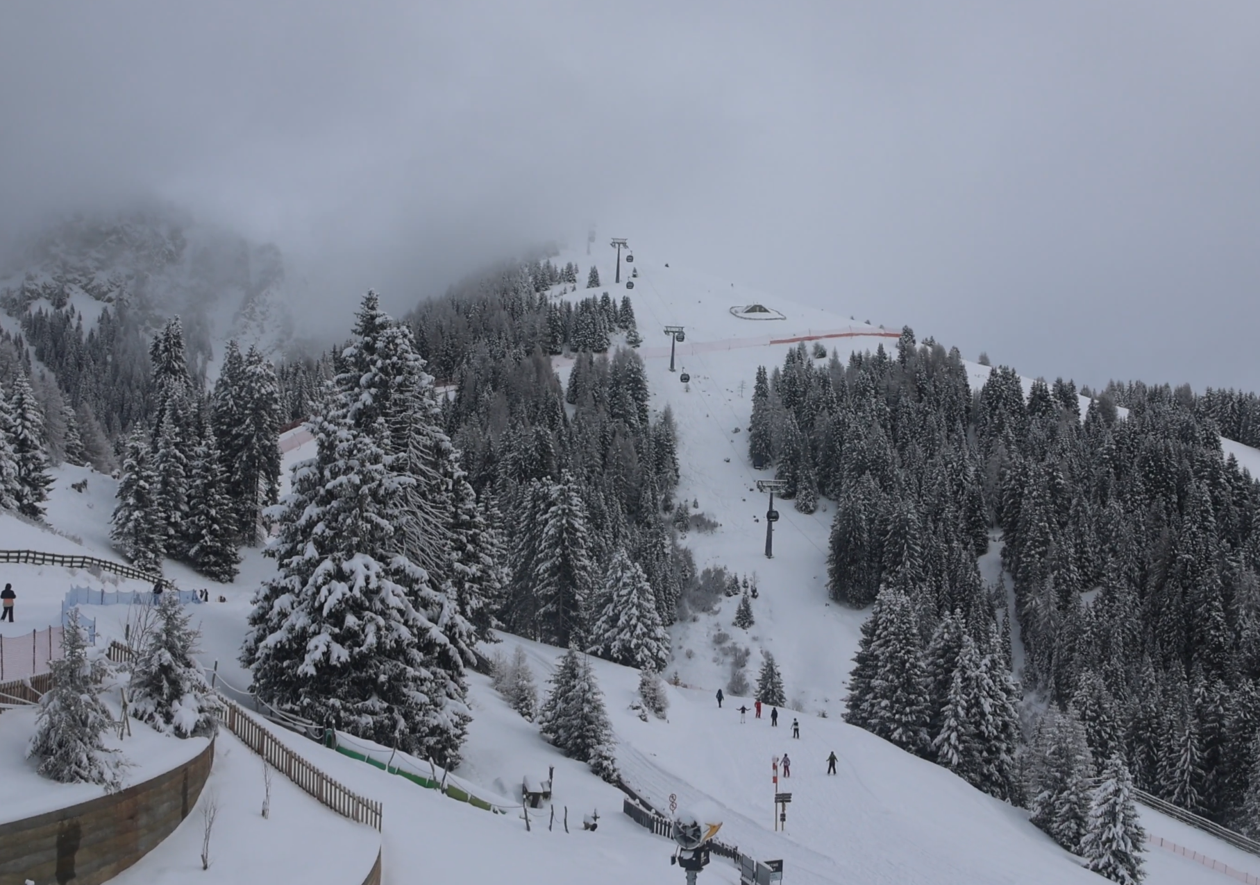 Rustig weerbeeld in de wintersportgebieden