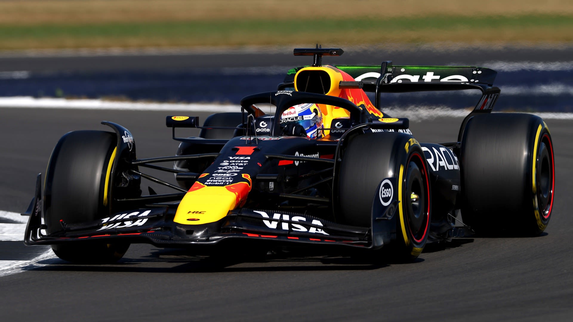 Max Verstappen op het circuit van Silverstone. Foto: Getty Images / Red Bull Content Pool