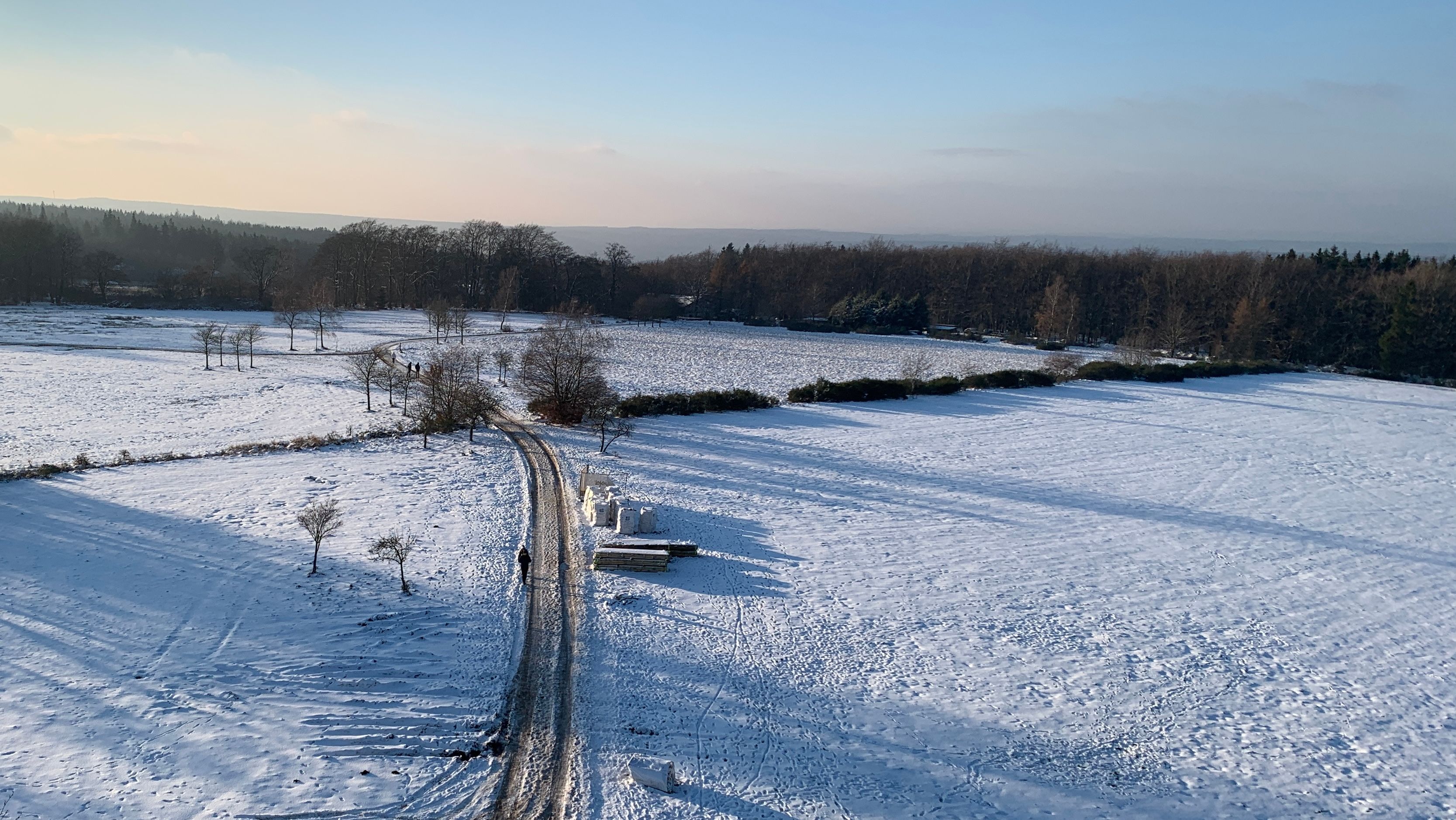 Sneeuw in Spa. Foto: Yannick Damen.