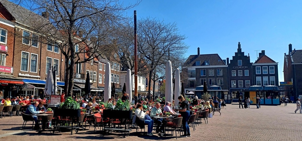 De zon maakte overuren de eerste dagen van april. Foto: Anne-Marie van Iersel