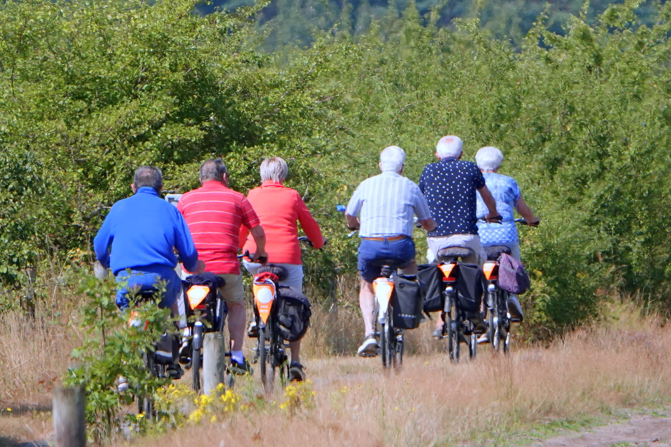 Het wordt weer flink warm tijdens de fiets4daagse. Foto: Ben Saanen