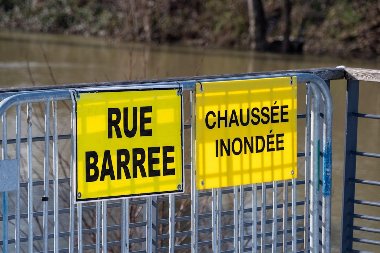 Overstromingen in Frankrijk. Foto: Adobe Stock / HJBC