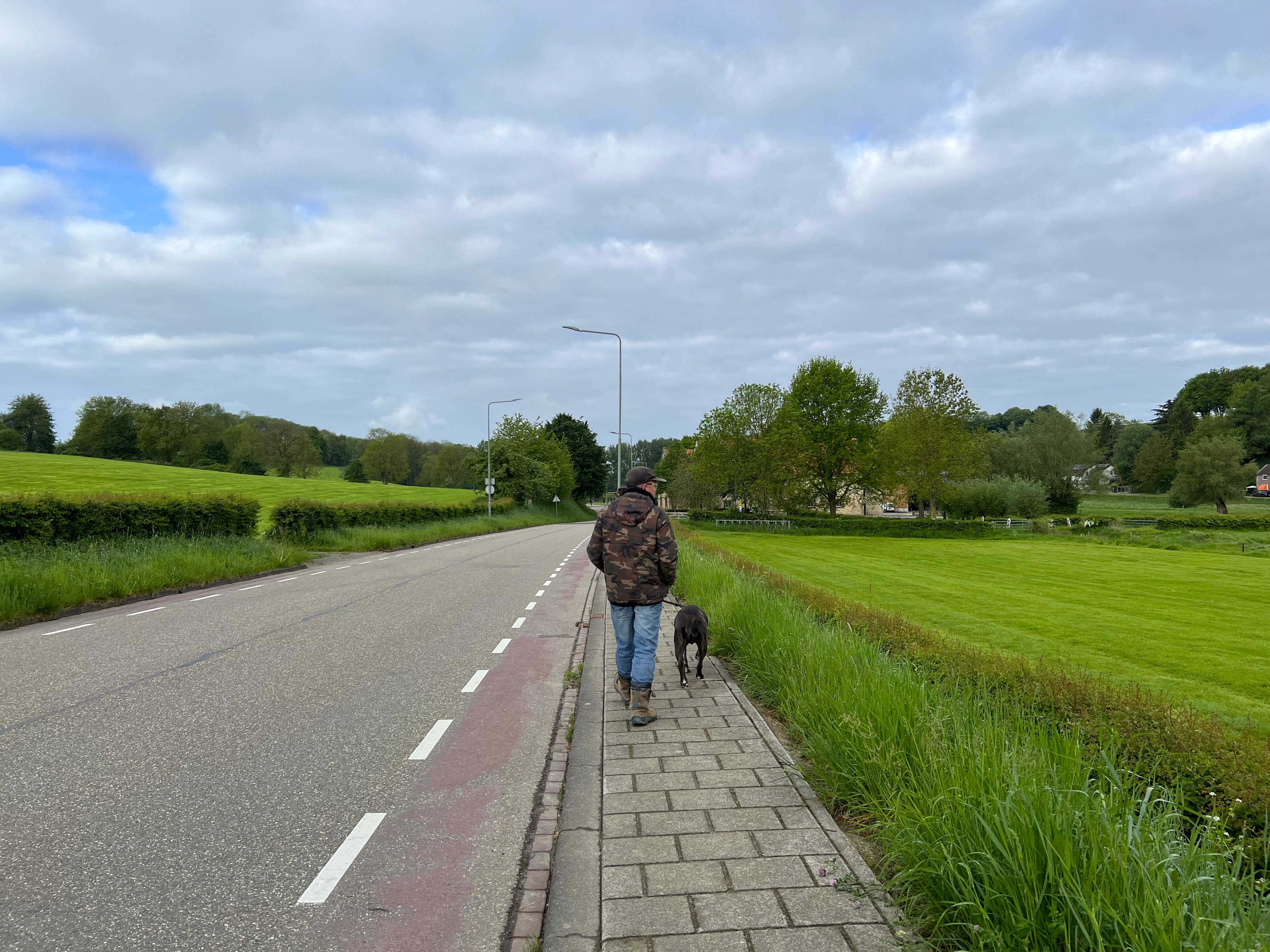 Het is prima wandel- of hardloopweer! Foto: Diana Huntjes.