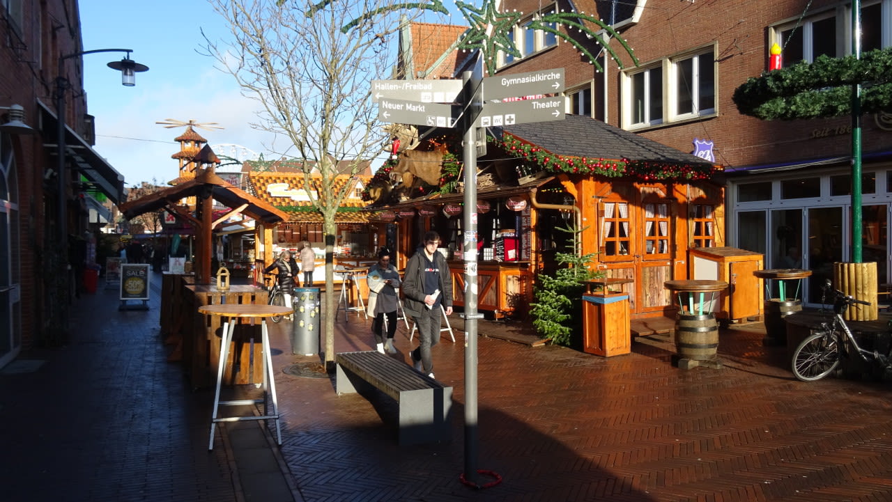 Op tweede kerstdag was er wat ruimte voor de zon. Foto: Albert Thibaudier.