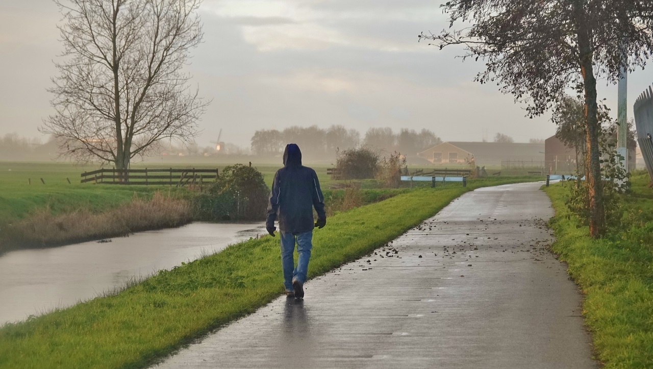 Het jaar was droog, maar soms regende het flink. Foto: Ton Wesselius