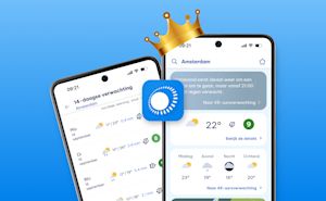 Weeronline voor de derde keer op rij uitgeroepen tot beste weer-app van Nederland!