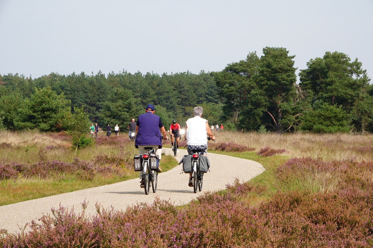 Heerlijk fietsweer op deze zomerse dag. Foto: Ben Saanen
