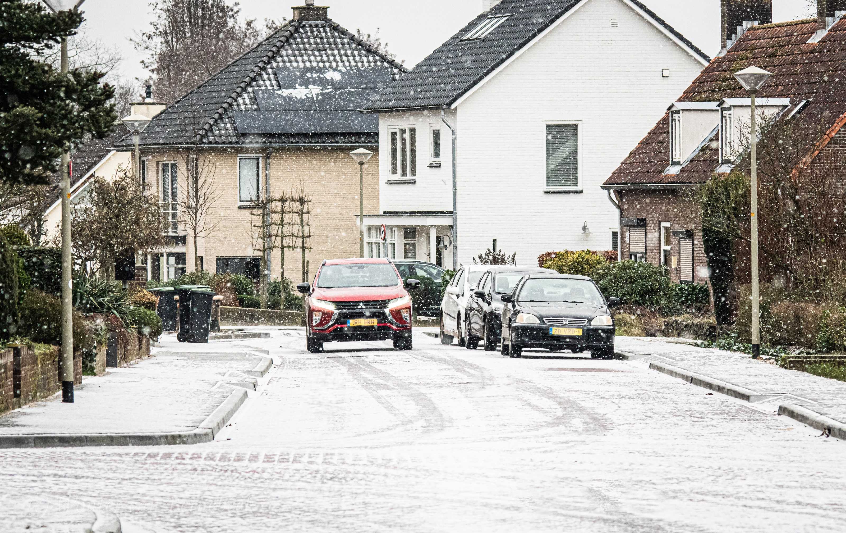 Sneeuw in Noord-Limburg. Foto: Wouter van Bernebeek.