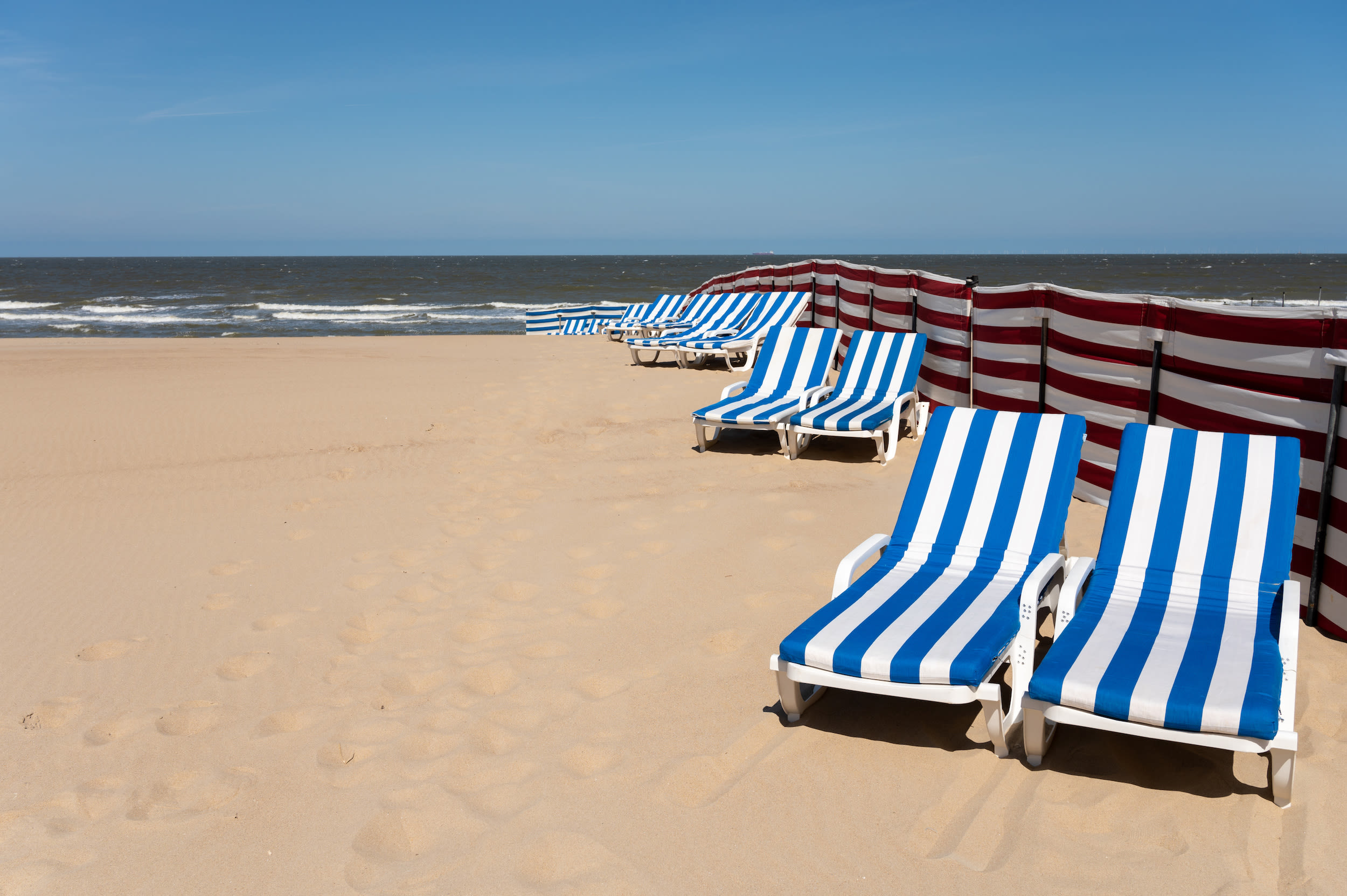 Vlaamse kust - De Haan - Standbedjes - Noordzeekust
Blauwe luchten en een frisse wind langs de Vlaamse kust