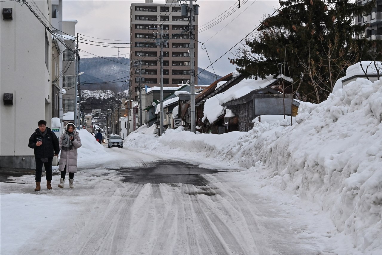 Otaru, Japan 17 februari 2025. Foto via ANP / Richard A. Brooks / AFP