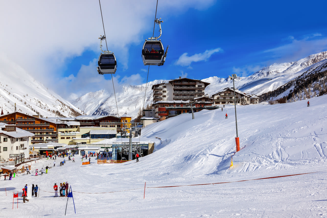 Obergurgl, Tirol Oostenrijk. Foto: Adobe Stock / Nikolai Sorokin