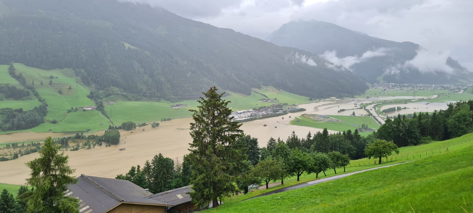 Hoogwater - Overstromingen - Oostenrijk - Mittersill