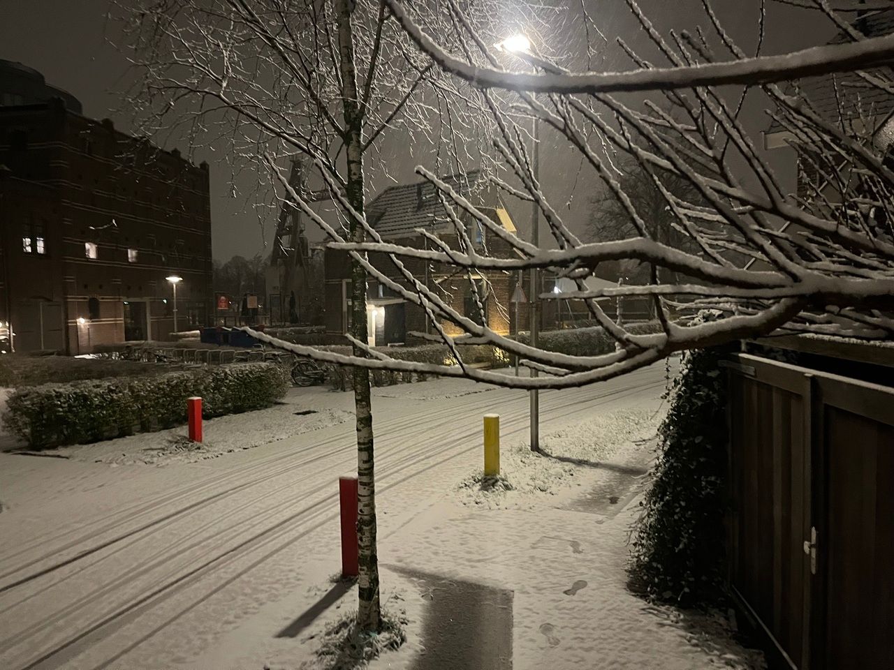 Ook in Utrecht wordt het nu goed wit. Foto: Berend van Straaten