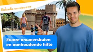 Vakantieweer Europa: veel zon, regionaal stevige onweersbuien