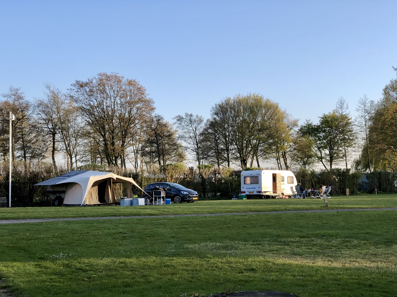 Camping, meivakantie, vakantie in eigen land. Foto: Jolanda Bakker