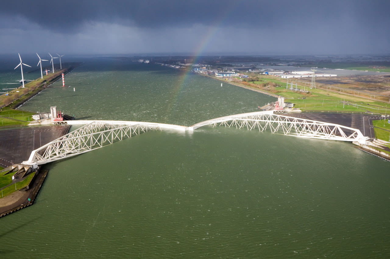 Maeslantkering. Foto: RWS / Joop van Houdt.