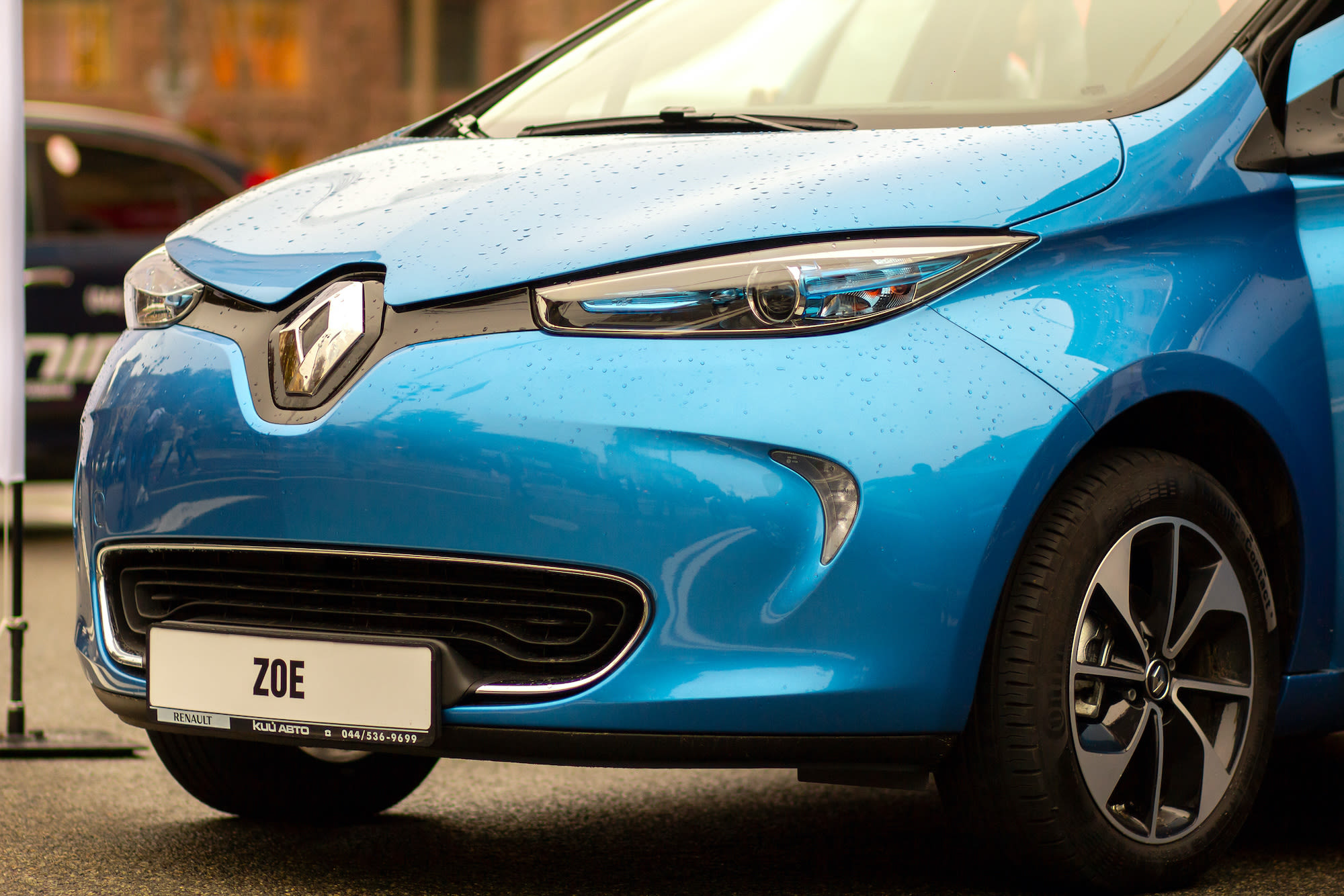 Renault Zoe 2017 blauwe uitvoering