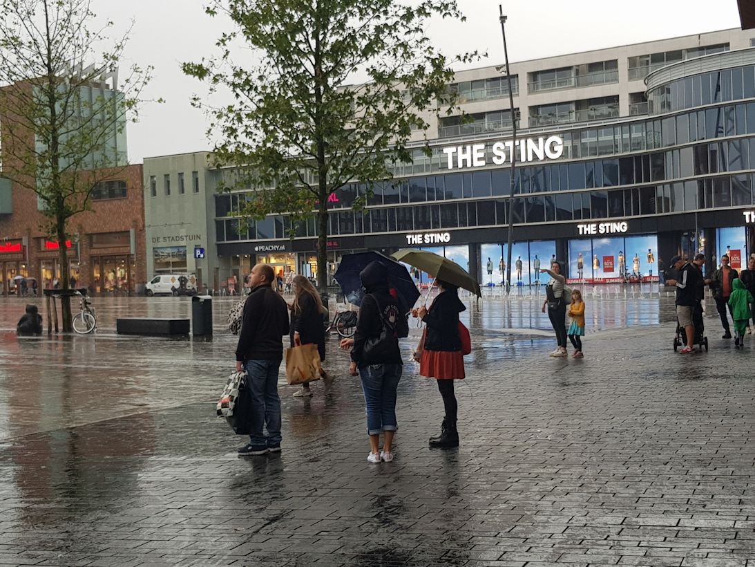 Er staat ons wederom een nat weekend te wachten. Foto: Marianne Steenbergen