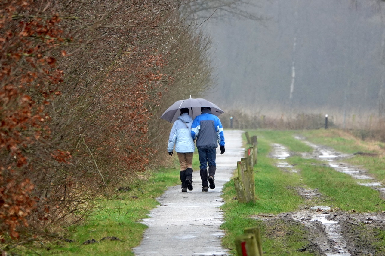Februari was kletsnat en zeer zacht. Foto: Ben Saanen