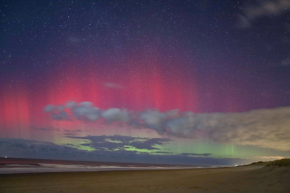 Noorderlicht op 26 februari 2023, Egmond aan Zee. Foto: Corné Ouwehand