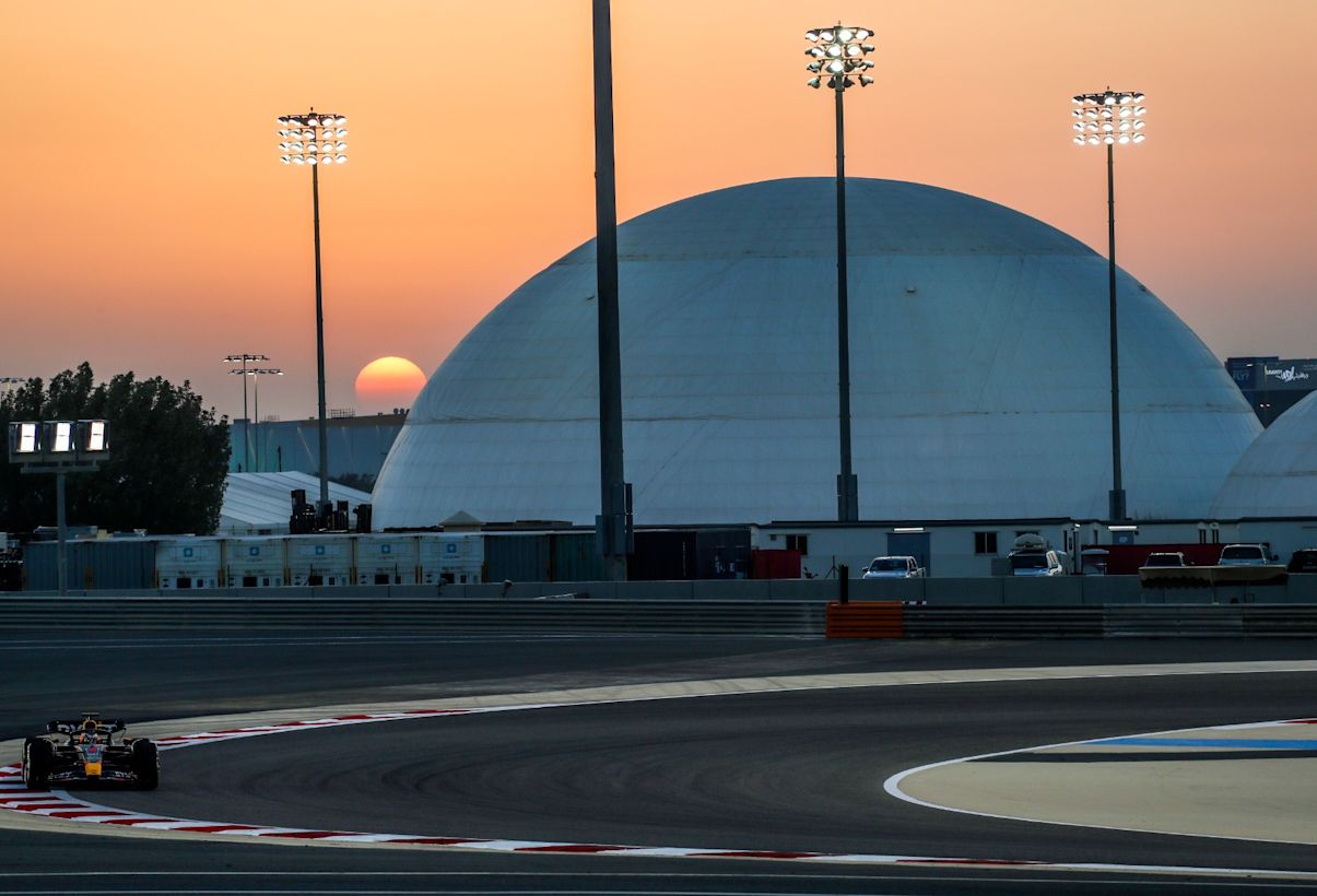 Max Verstappen tijdens de testdagen in Bahrein, 23 februari 2023. Foto: Redbullcontenpool/Peter Fox/Getty Images