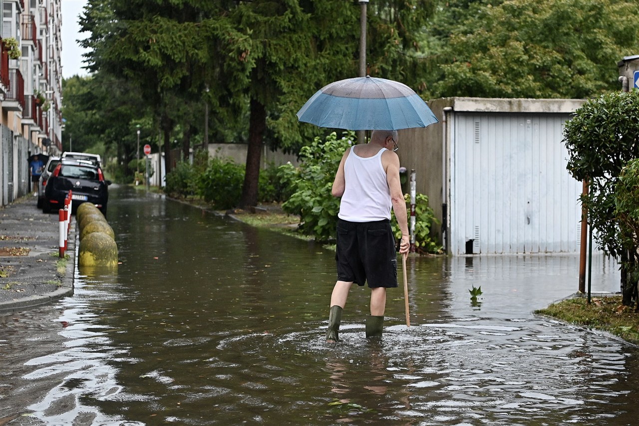 Zuid-Italië: overstromingen na hevige regenval