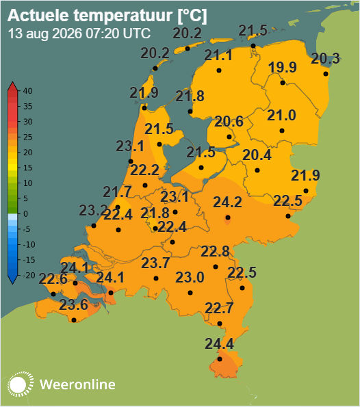 De temperaturen lopen al snel op. 