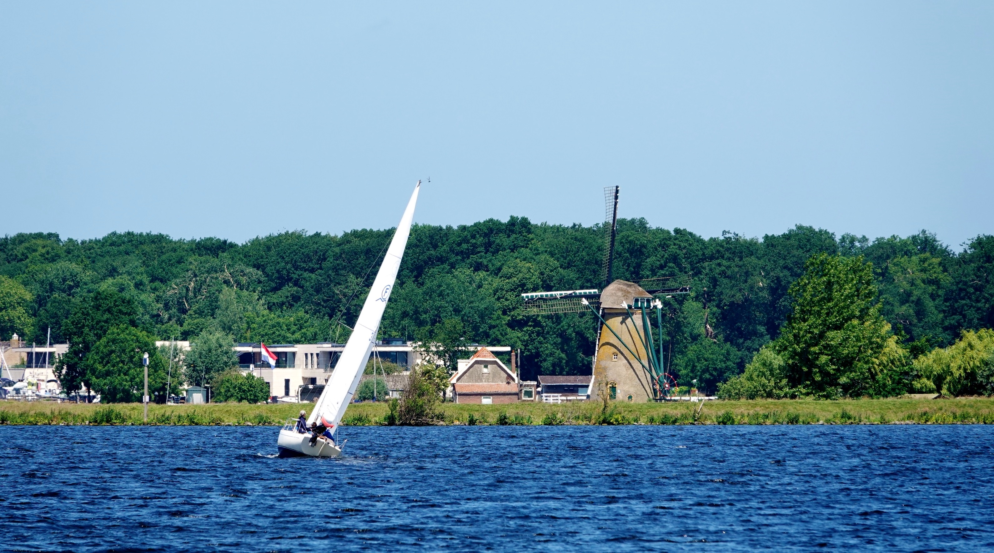 Is dit het beste weer om te zeilen? Foto: Ton Wesselius